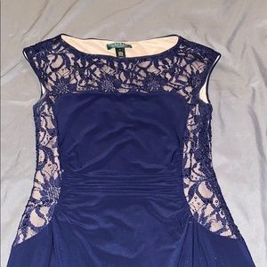 Lauren by Ralph Lauren navy blue dress - size 6